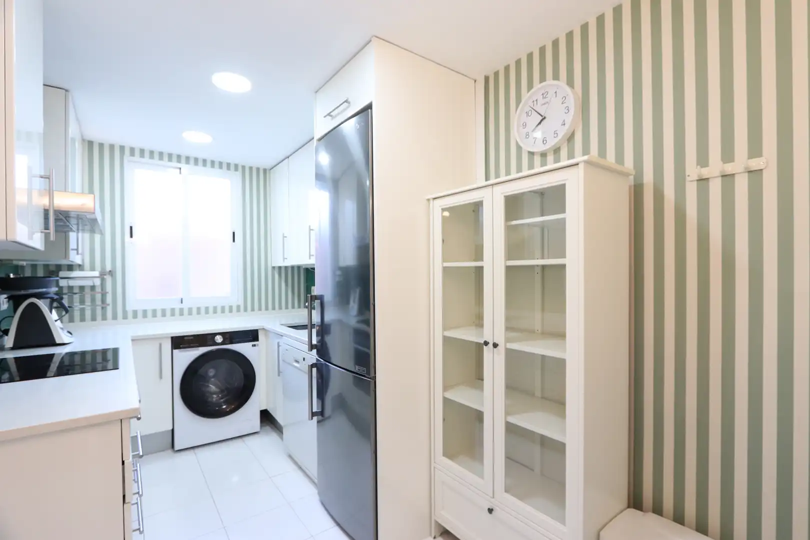 Cocina de Piso de alquiler en Madrid con Aire acondicionado, Calefacción y Parquet