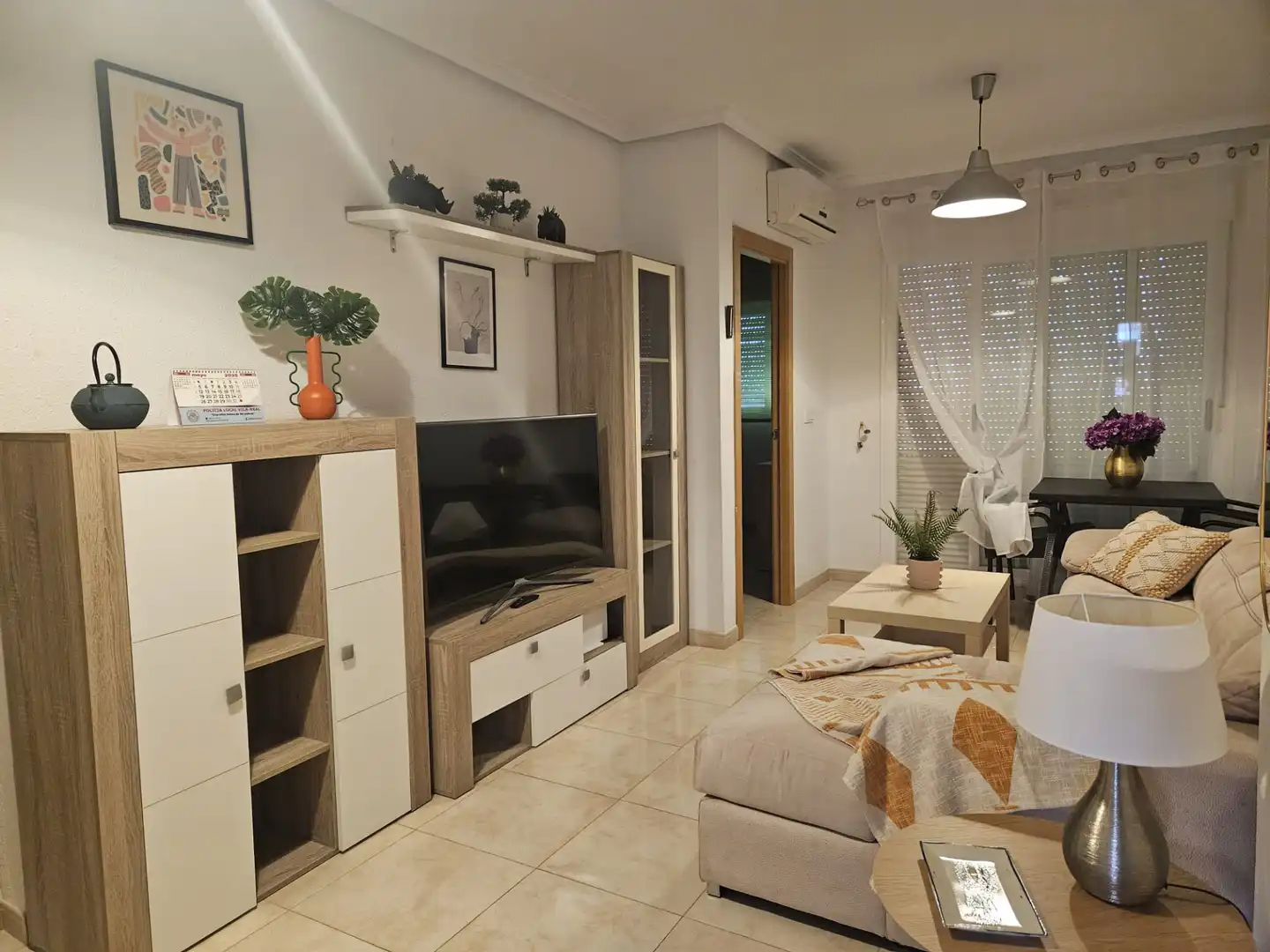 Sala de estar de Apartamento de alquiler en Cabanes con Aire acondicionado, Calefacción y Terraza