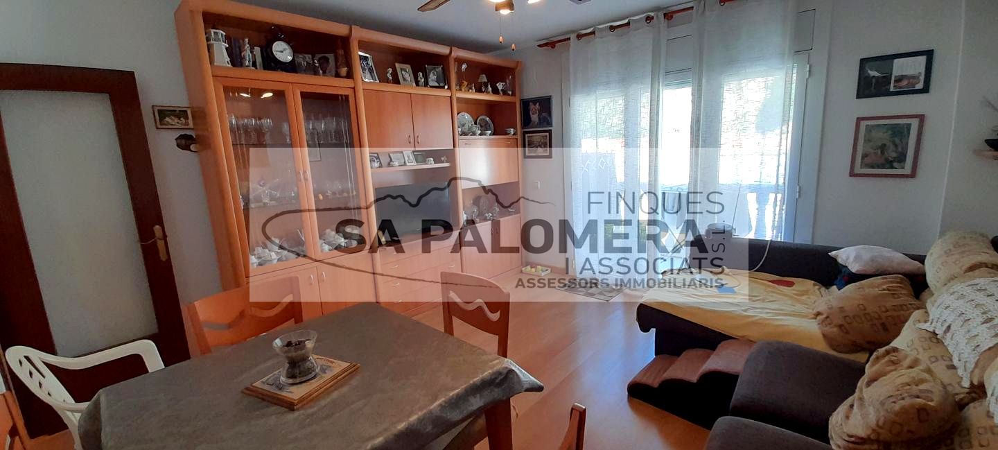 Sala d'estar de Pis en venda en Blanes amb Aire condicionat, Parquet i Moblat