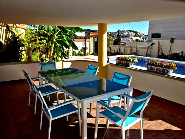 Terrassa de Casa o xalet de lloguer en Peñíscola / Peníscola amb Aire condicionat, Calefacció i Jardí privat