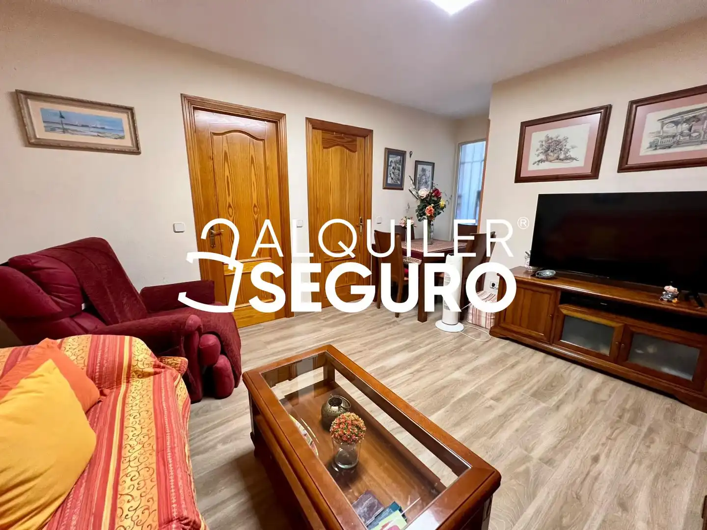 Wohnzimmer von Wohnung zur Miete in Madrid mit Heizung und Möbliert