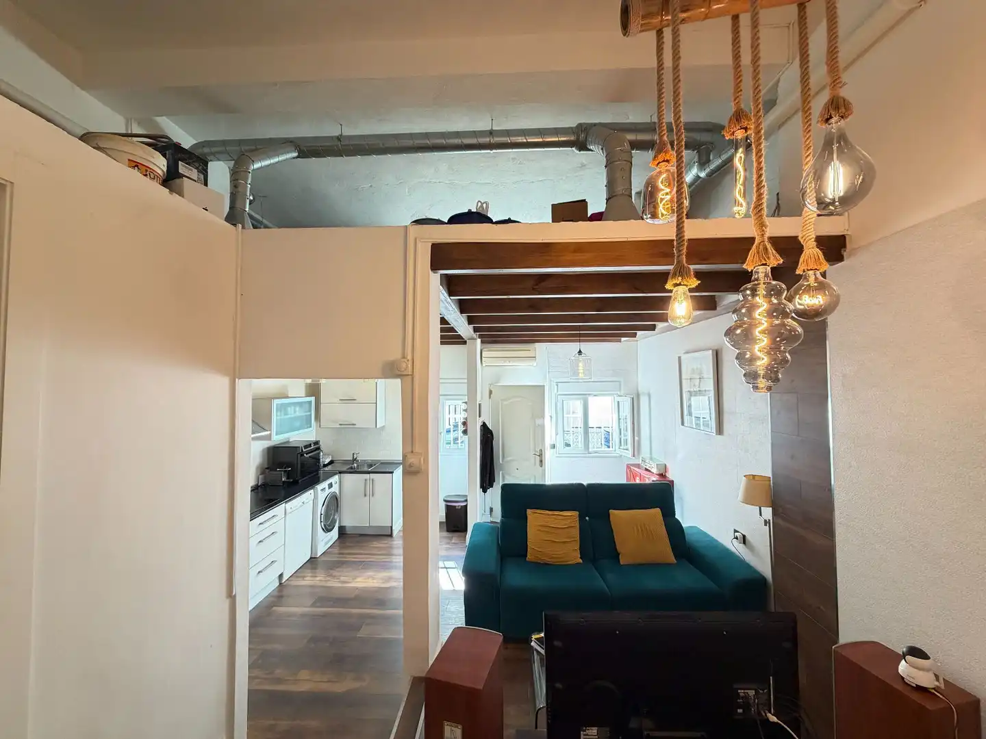 Sala d'estar de Casa o xalet en venda en Málaga amb Aire condicionat
