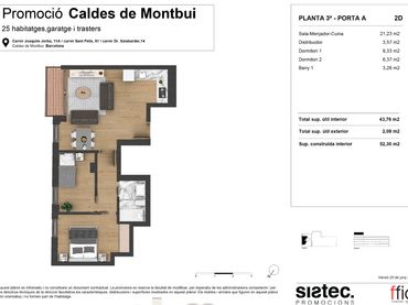 Piso de obra nueva con balcón en venta en Carrer Doctor Xalabarder 14