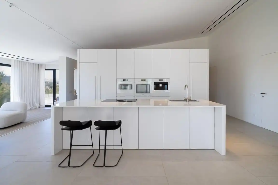 Cocina de Casa o chalet de alquiler en Jávea / Xàbia con Aire acondicionado, Jardín privado y Amueblado