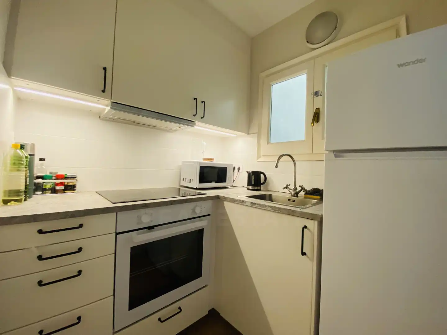 Küche von Wohnung zur Miete in Sitges mit Klimaanlage und Terrasse