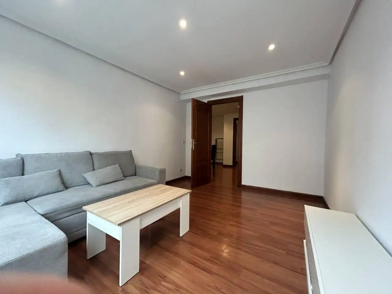 Sala de estar de Piso de alquiler en Oviedo  con Calefacción y Amueblado