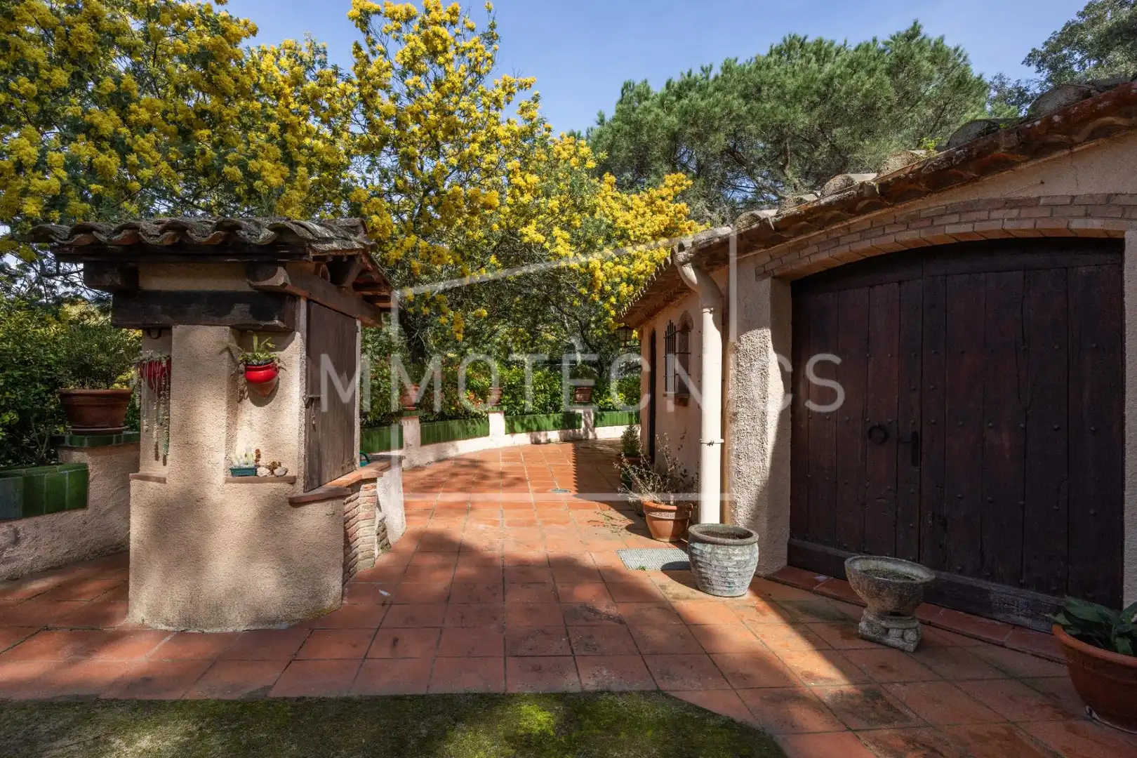 Jardí de Finca rústica en venda en Sant Iscle de Vallalta amb Calefacció, Jardí privat i Piscina