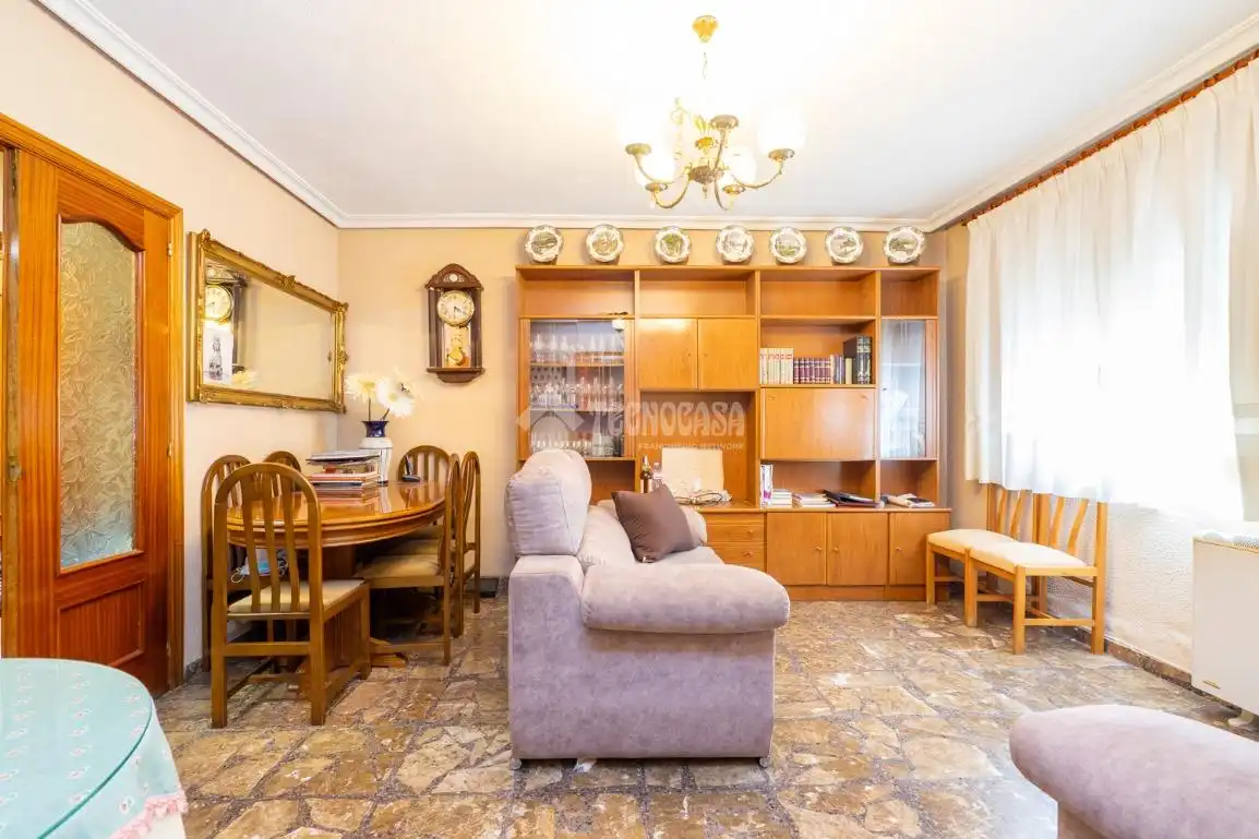 Sala d'estar de Pis en venda en Colmenar Viejo amb Calefacció i Terrassa