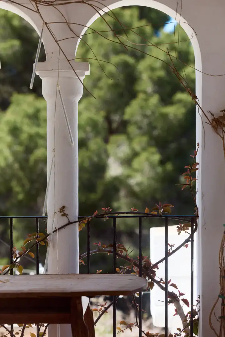 Terrassa de Finca rústica en venda en Sant Joan de Labritja amb Aire condicionat, Jardí privat i Parquet