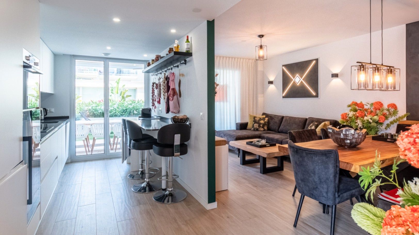 Living room of Apartment for sale in Dénia  with Air Conditioner, Heating and Private garden
