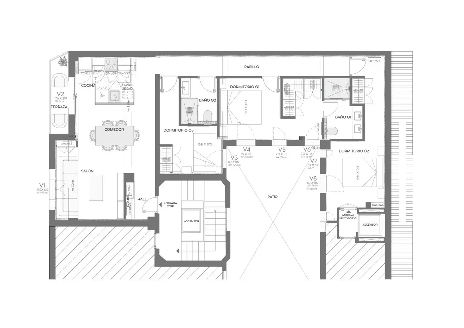 Apartament en venda en Madrid amb Aire condicionat, Calefacció i Terrassa