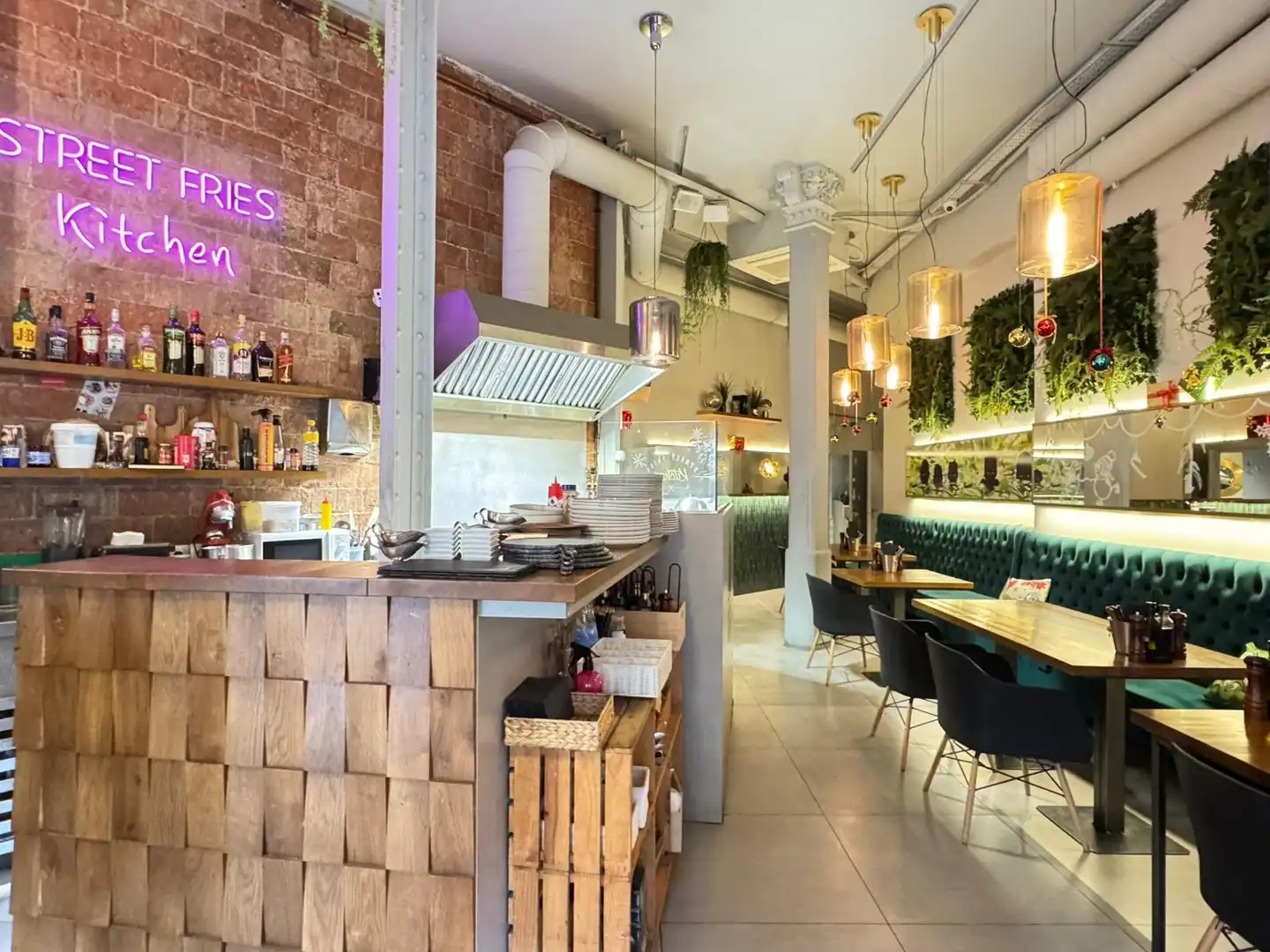 Cocina de Local en traspaso en Barcelona con Aire acondicionado, Calefacción y Terraza