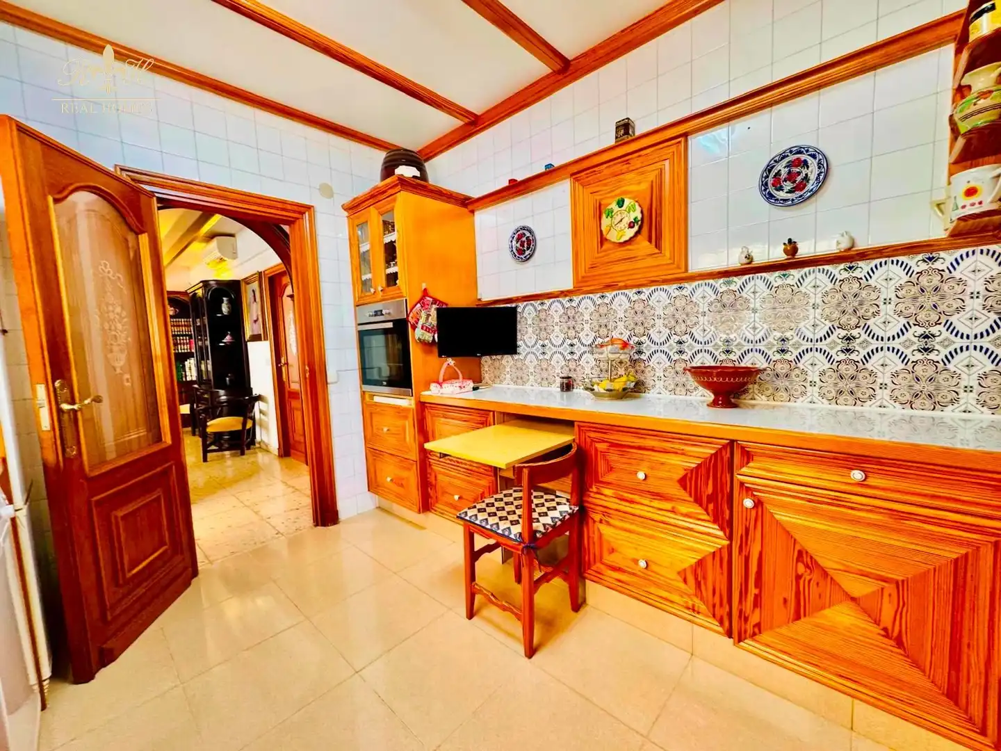 Kitchen of Houses for sale in Benidorm  with Air Conditioner, Terrace and Swimming Pool