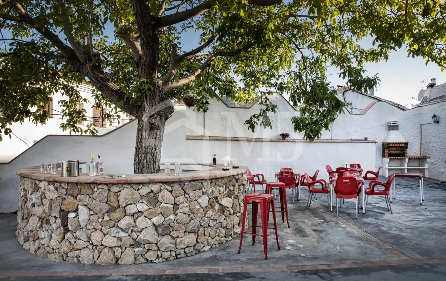 Terrace of Country homes for sale in Periana, Málaga