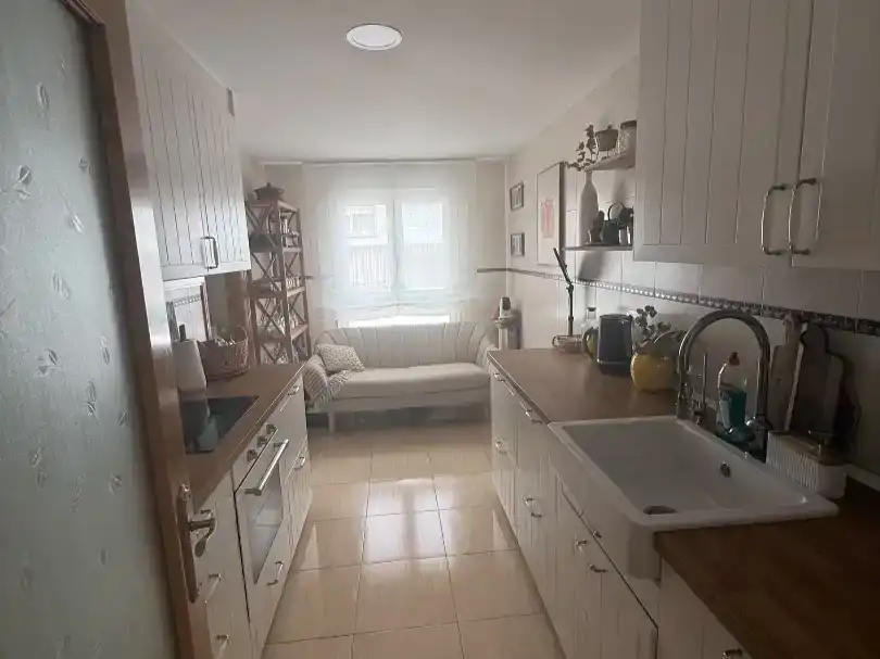 Kitchen of Flat for rent in Calpe / Calp  with Air Conditioner and Balcony