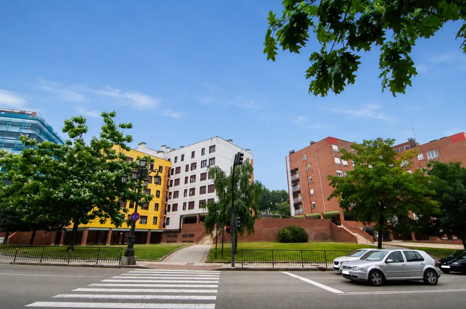 Exterior view of Flat for sale in Oviedo   with Heating, Parquet flooring and Terrace