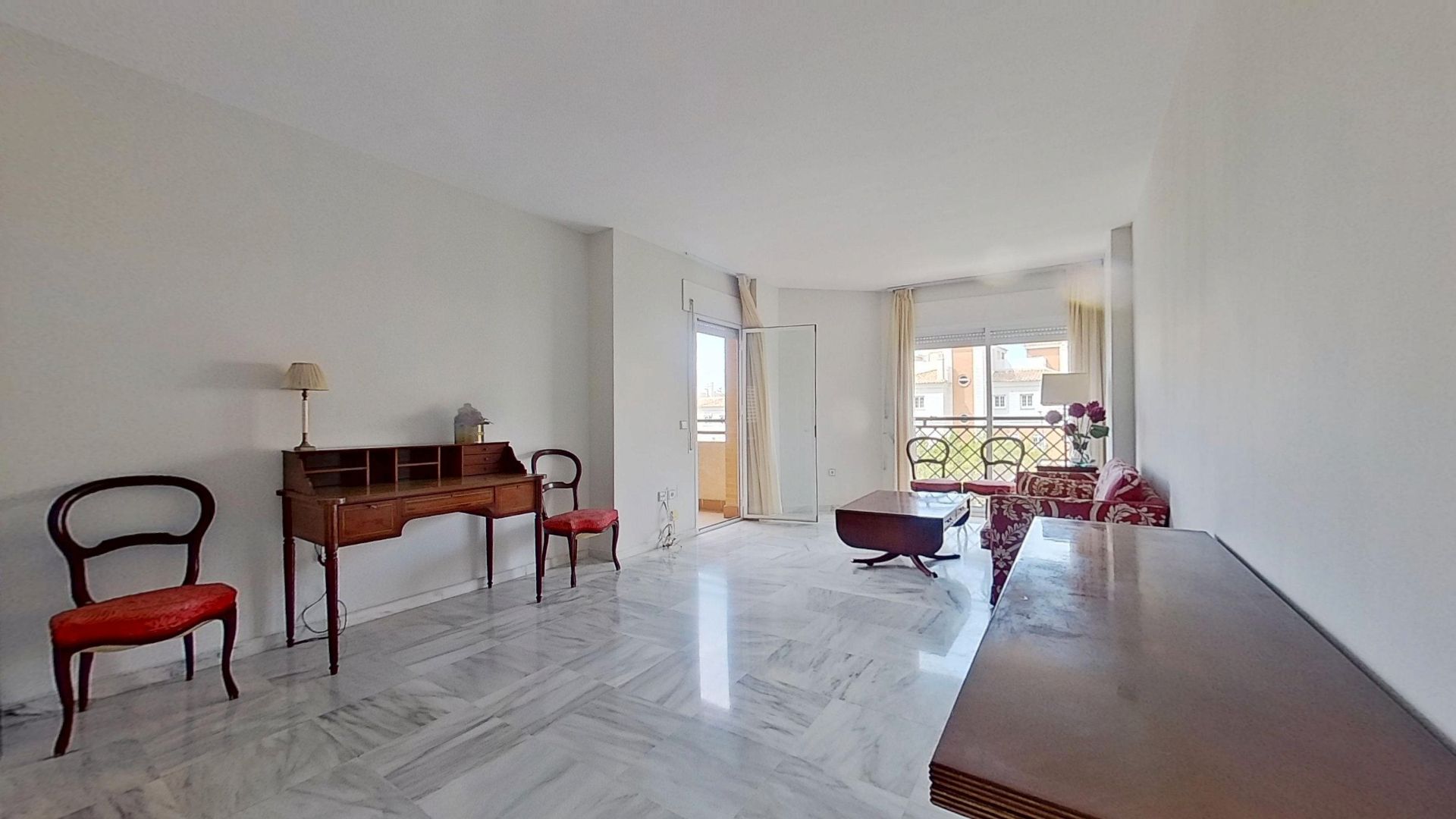 Sala d'estar de Pis en venda en Málaga Capital amb Aire condicionat, Moblat i Balcó