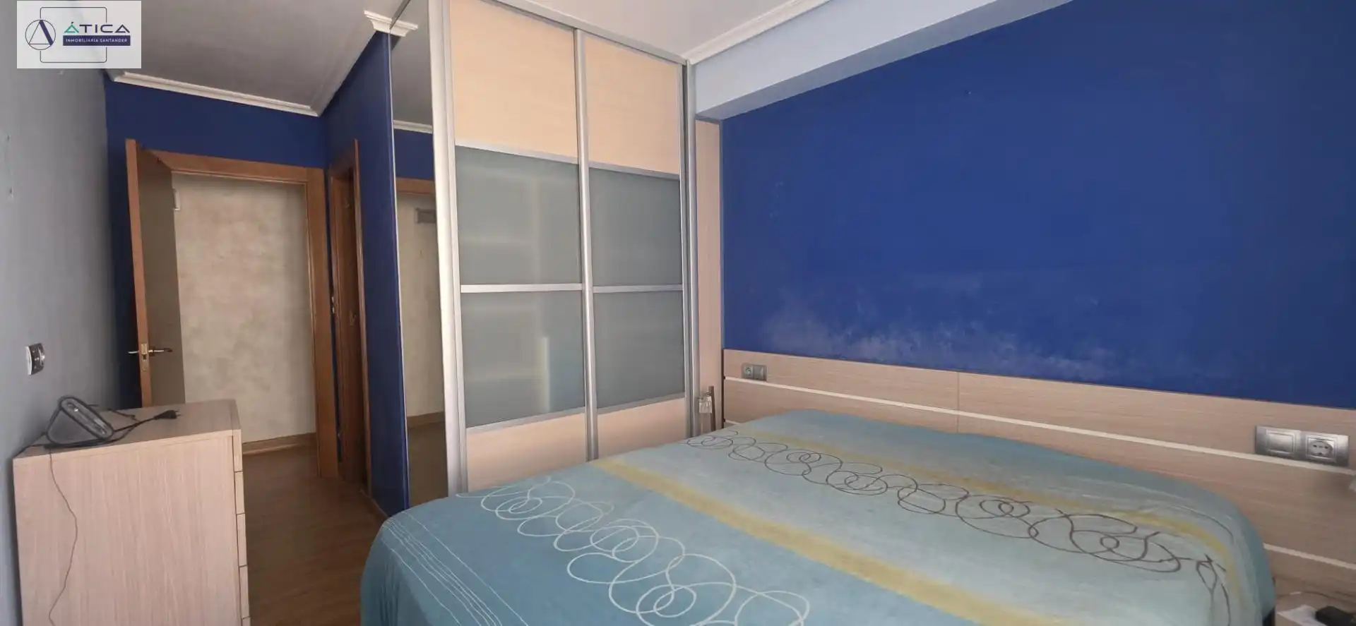 Bedroom of Flat for sale in Torrelavega   with Heating, Furnished and Balcony