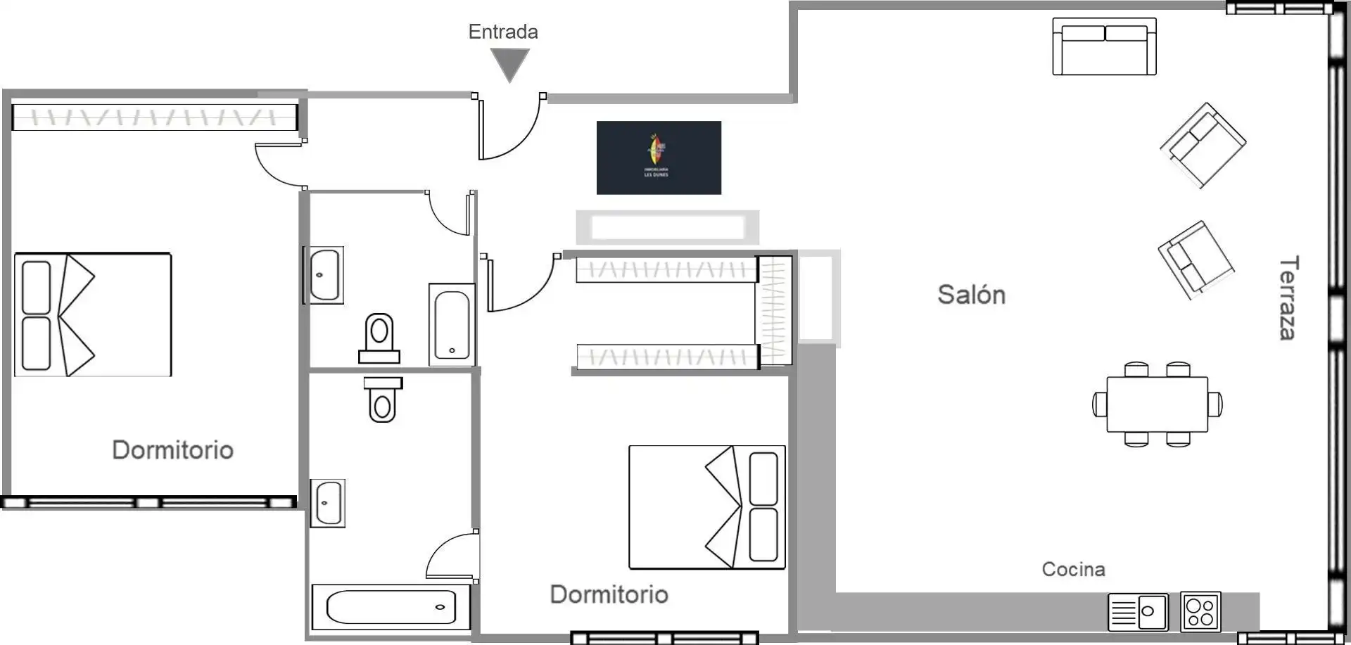 Flat for sale in Benidorm  with Air Conditioner, Heating and Furnished