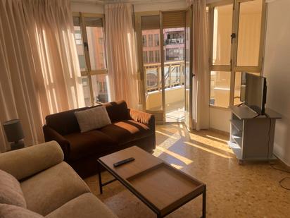 Living room of Flat for sale in Gandia  with Air Conditioner, Furnished and Balcony