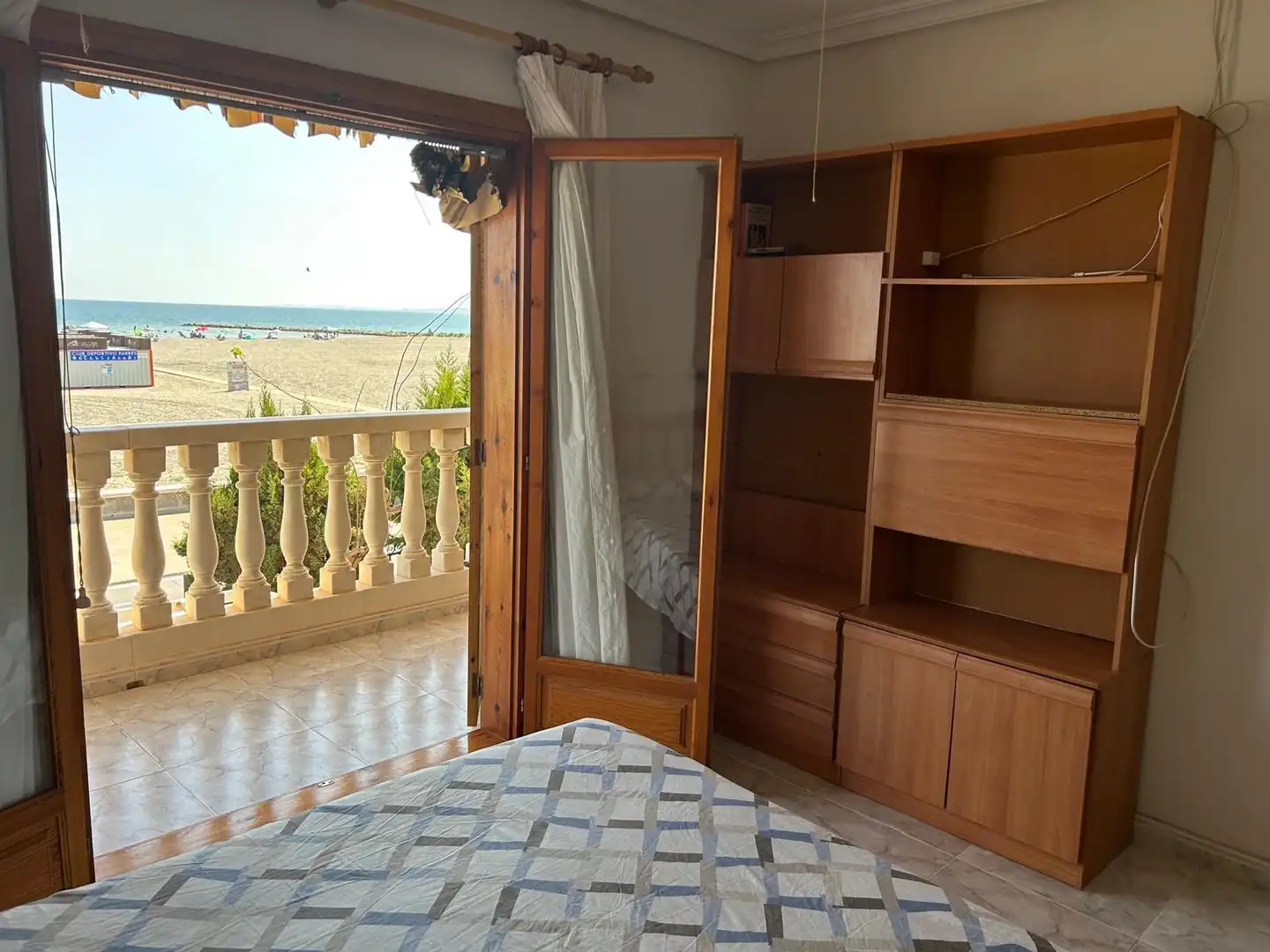 Schlafzimmer von Einfamilien-Reihenhaus zur Miete in Santa Pola mit Möbliert und Haustiere erlaubt