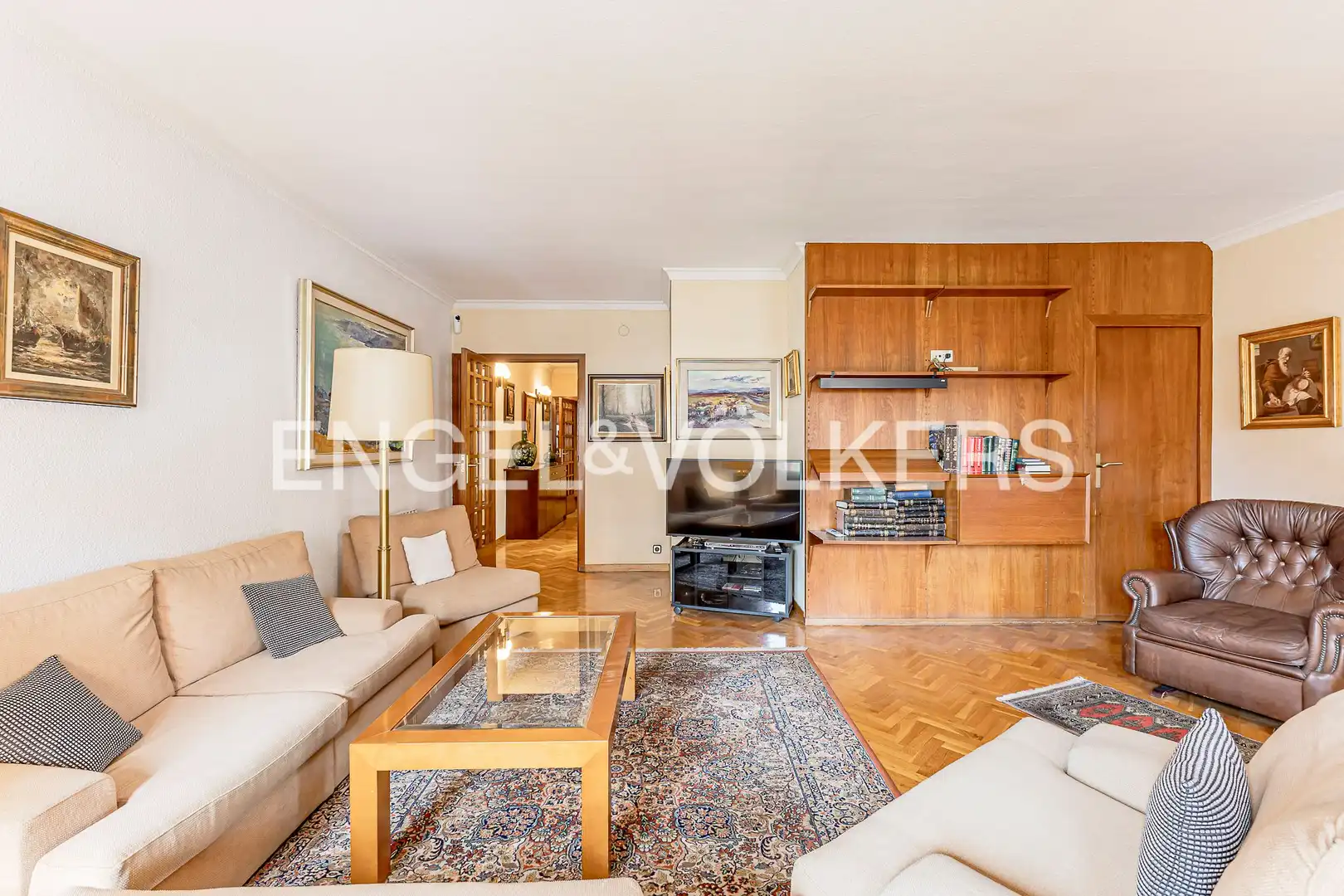Sala de estar de Piso en venta en Barcelona con Calefacción y Balcón