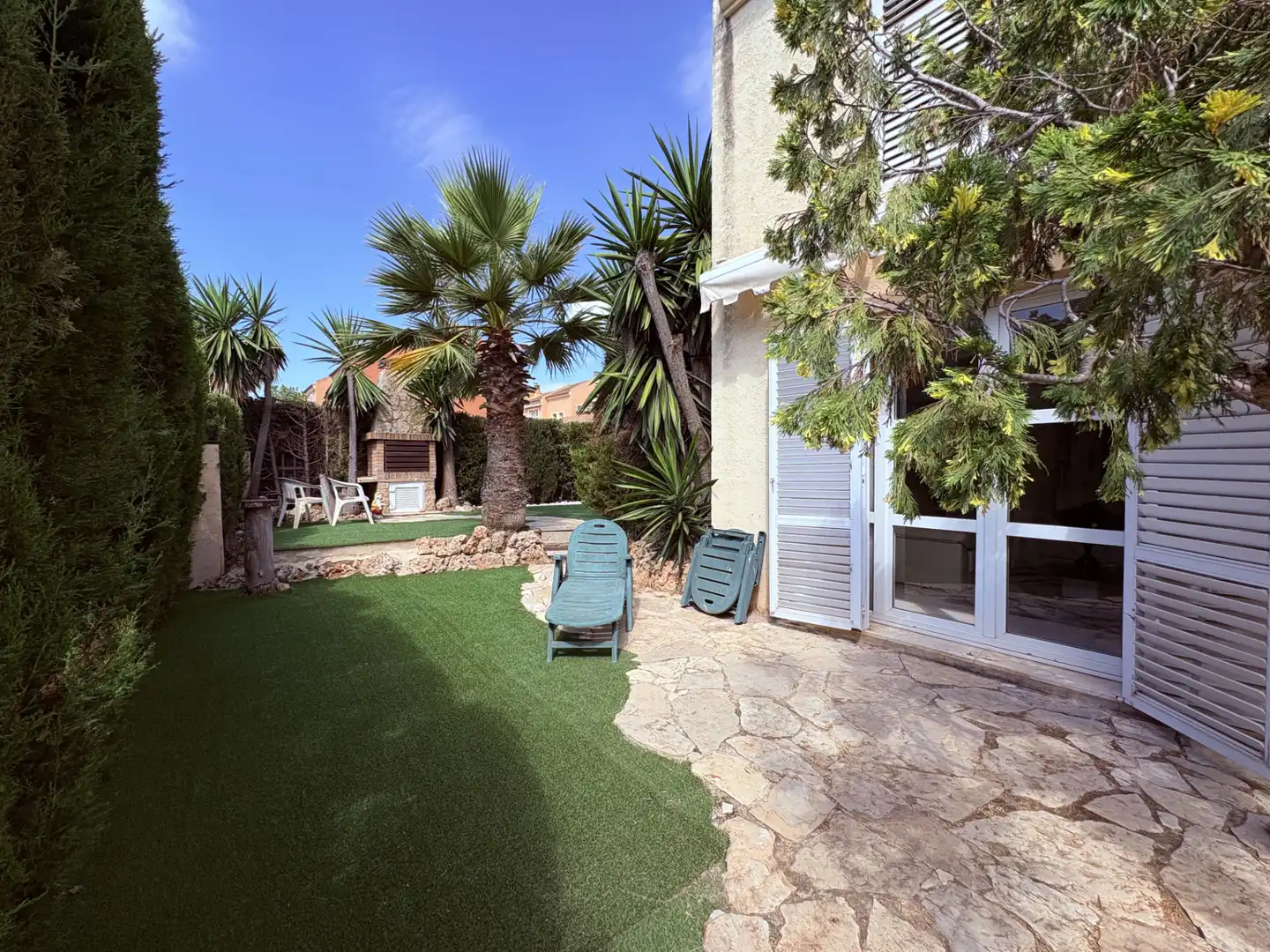 Jardín de Casa adosada en venta en Rocafort con Aire acondicionado, Calefacción y Jardín privado