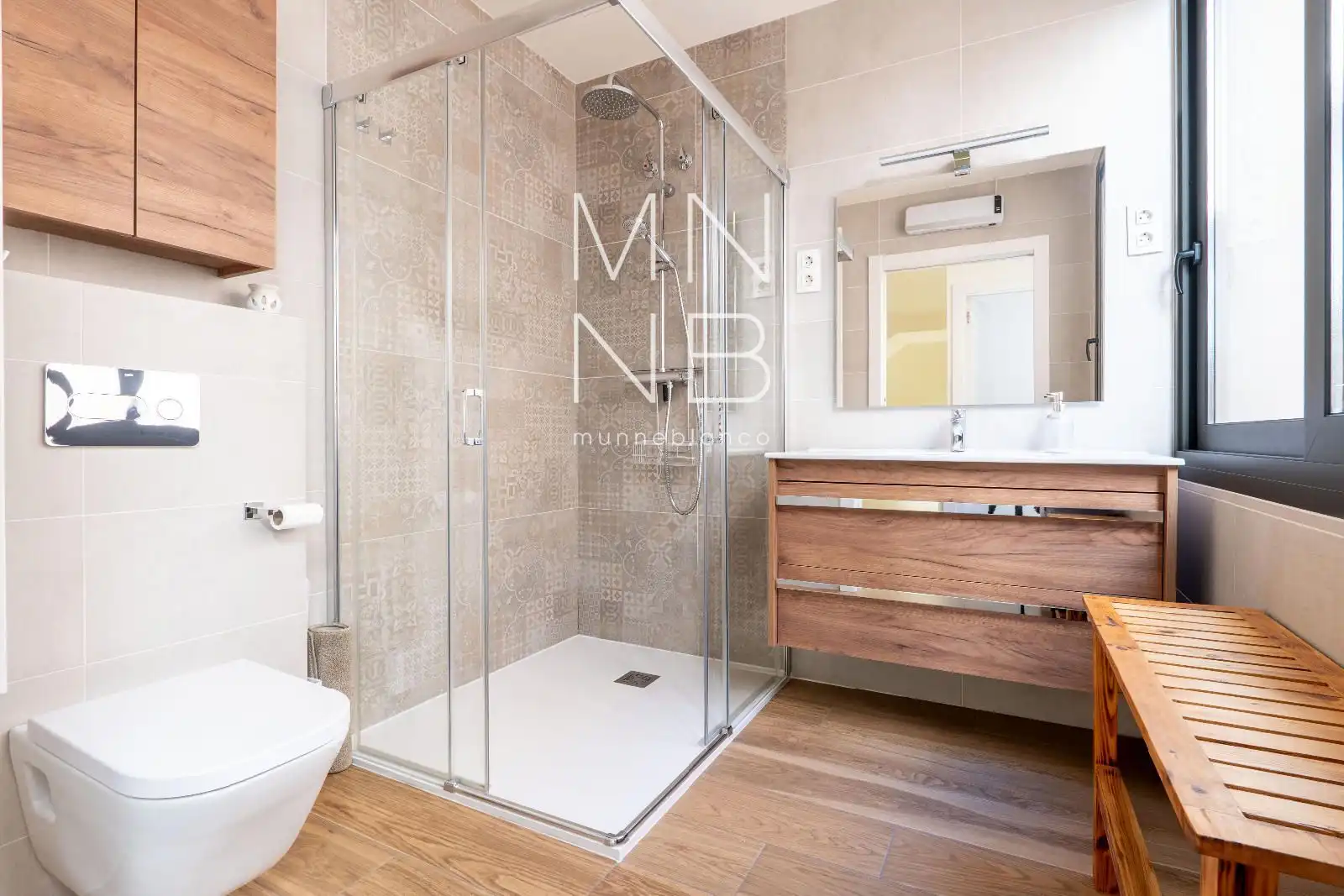 Bathroom of Detached homes for sale in Mataró  with Air Conditioner, Heating and Furnished