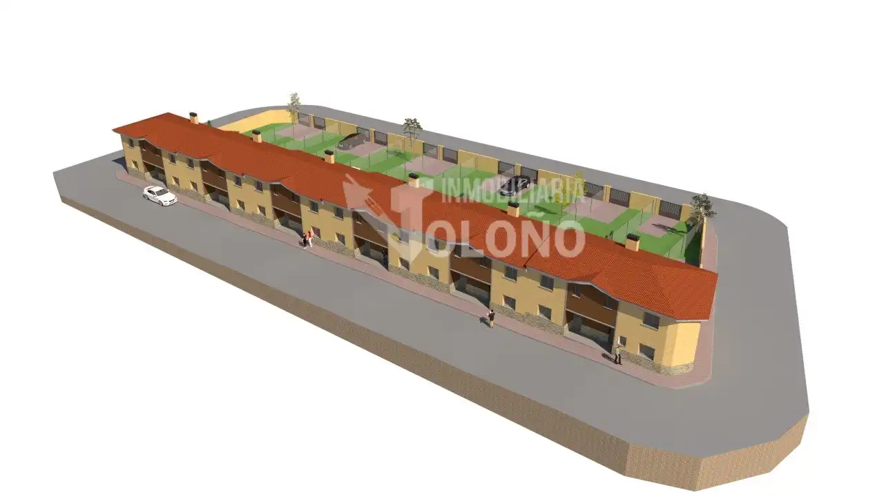 Vista exterior de Casa adosada en venta en Zarratón con Calefacción, Jardín privado y Parquet