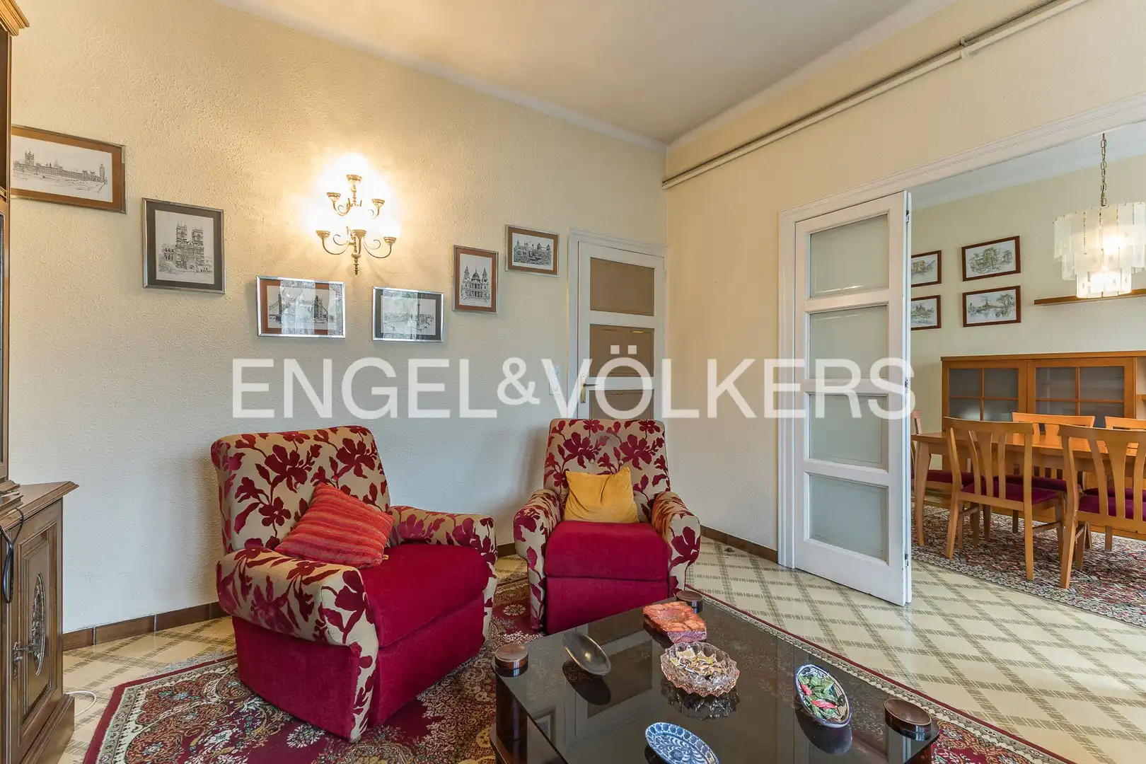 Sala de estar de Piso en venta en Sant Martí