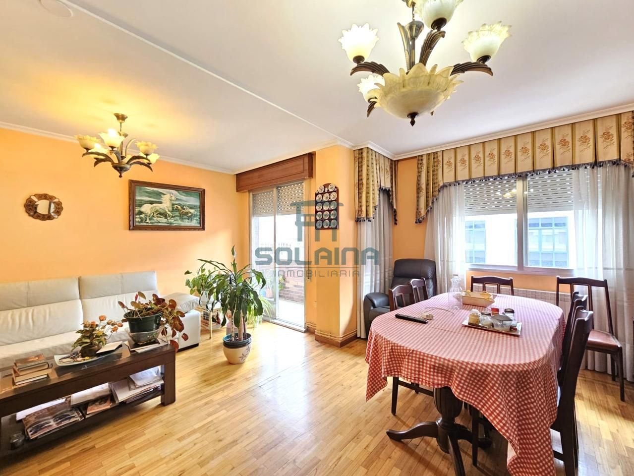 Living room of Flat for sale in Ourense Capital   with Heating, Storage room and Balcony