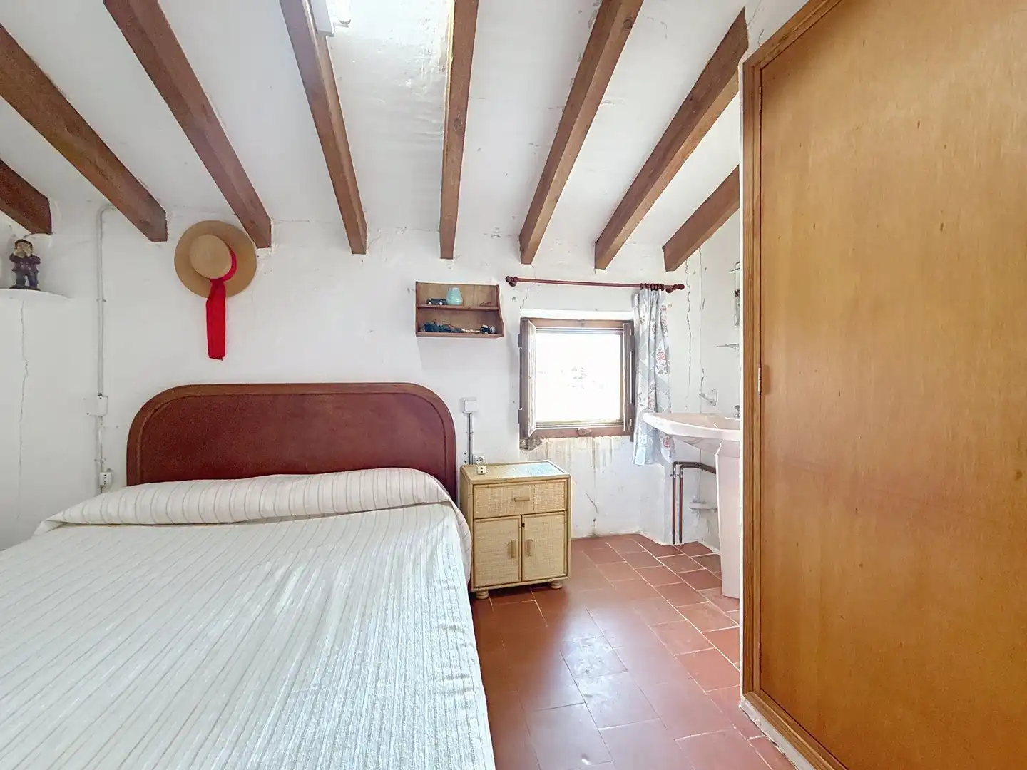 Habitación de Finca rústica en venta en Castalla con Jardín privado, Terraza y Piscina