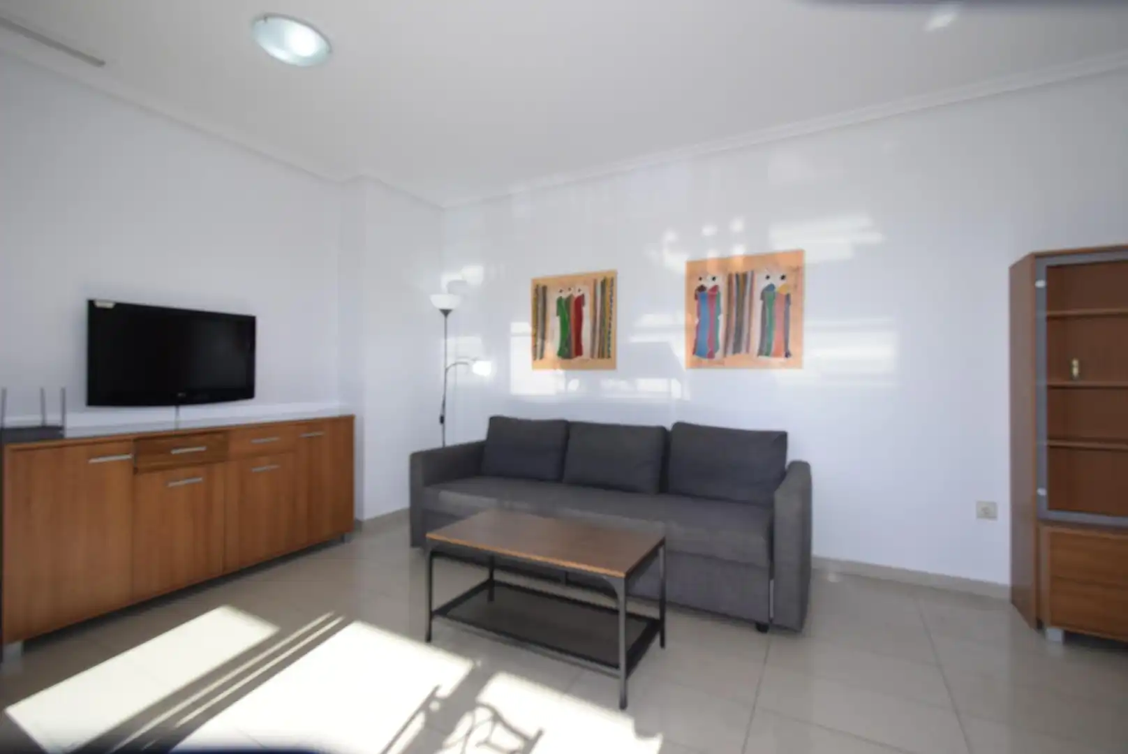 Sala de estar de Apartamento en venta en Benidorm con Aire acondicionado, Calefacción y Jardín privado