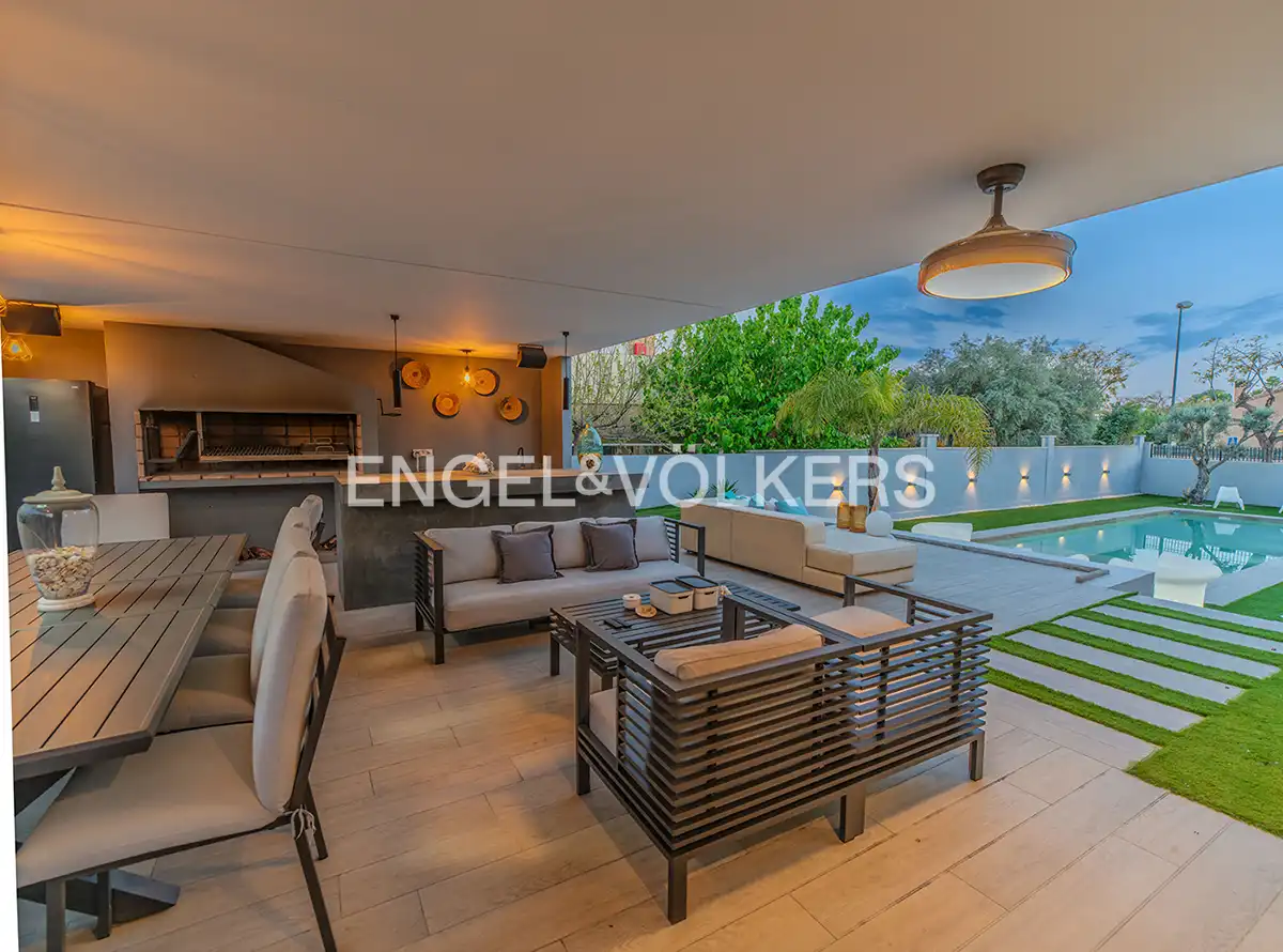 Terraza de Casa o chalet en venta en Mutxamel con Aire acondicionado, Calefacción y Jardín privado