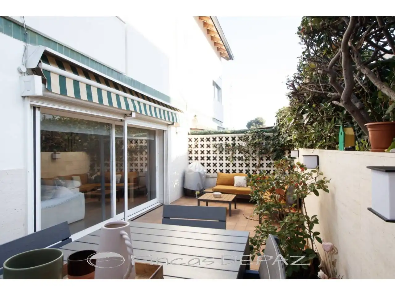 Terrace of Detached homes for sale in Castelldefels  with Air Conditioner, Heating and Private garden