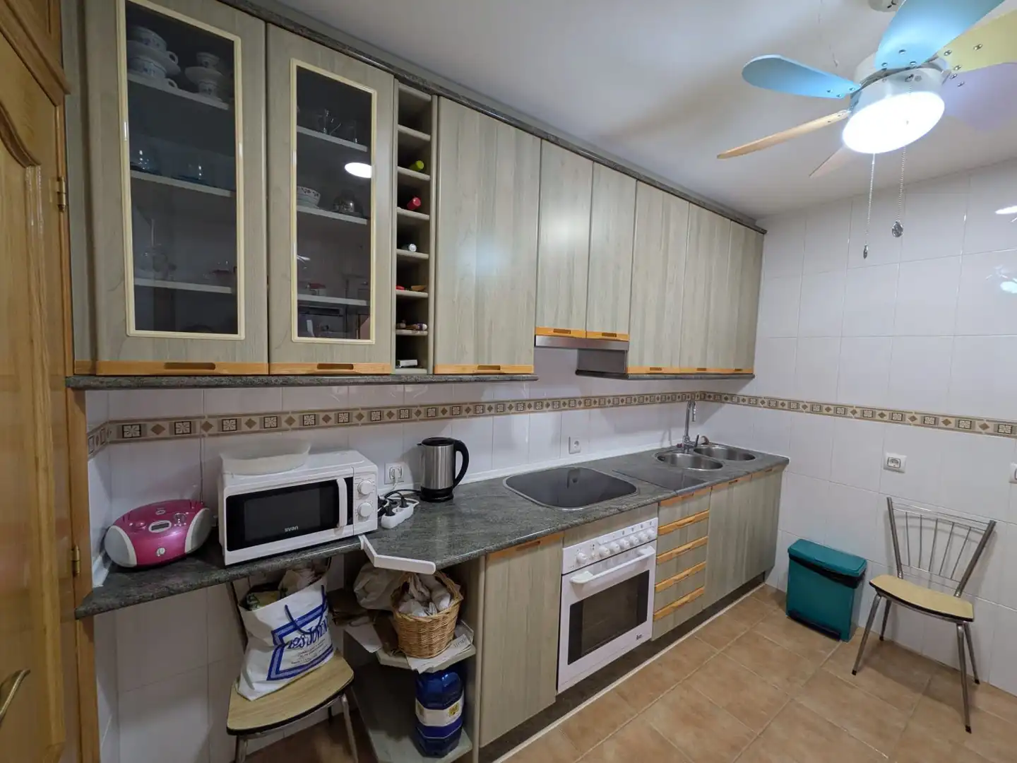 Cocina de Finca rústica en venta en Miguelturra con Aire acondicionado, Calefacción y Jardín privado
