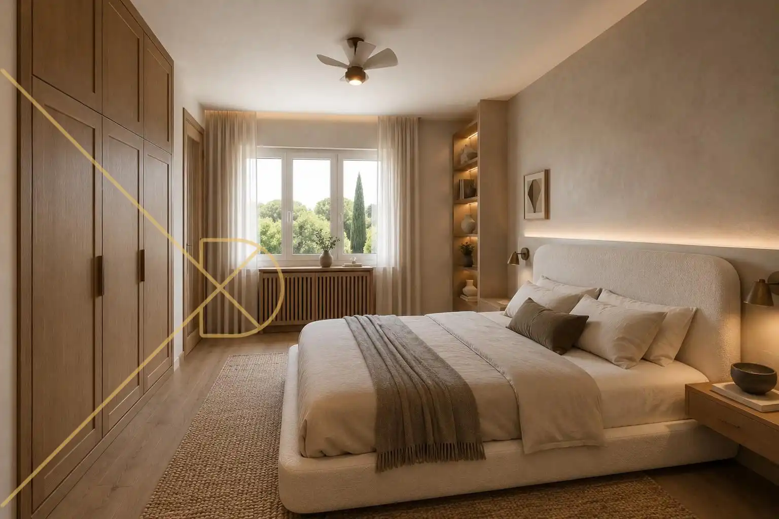 Bedroom of Houses for sale in Sant Just Desvern  with Air Conditioner, Heating and Private garden
