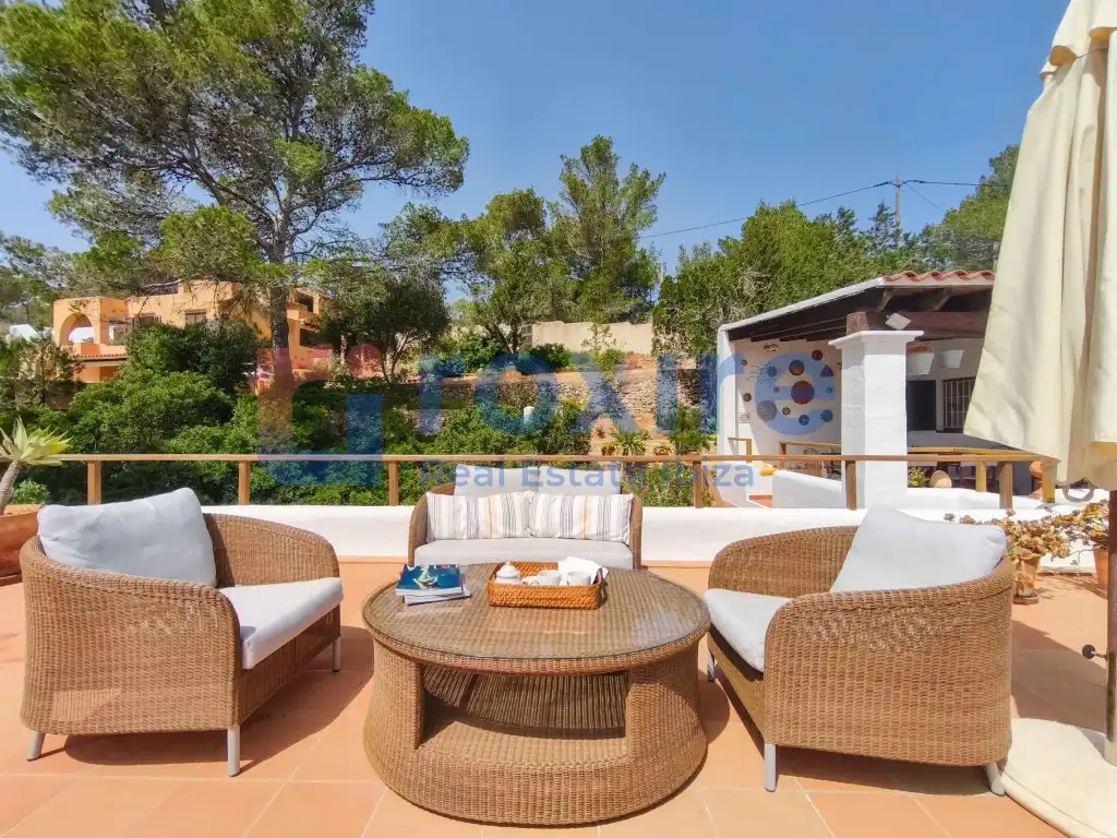 Terrace of Houses for rent in Sant Josep de sa Talaia  with Air Conditioner, Private garden and Terrace