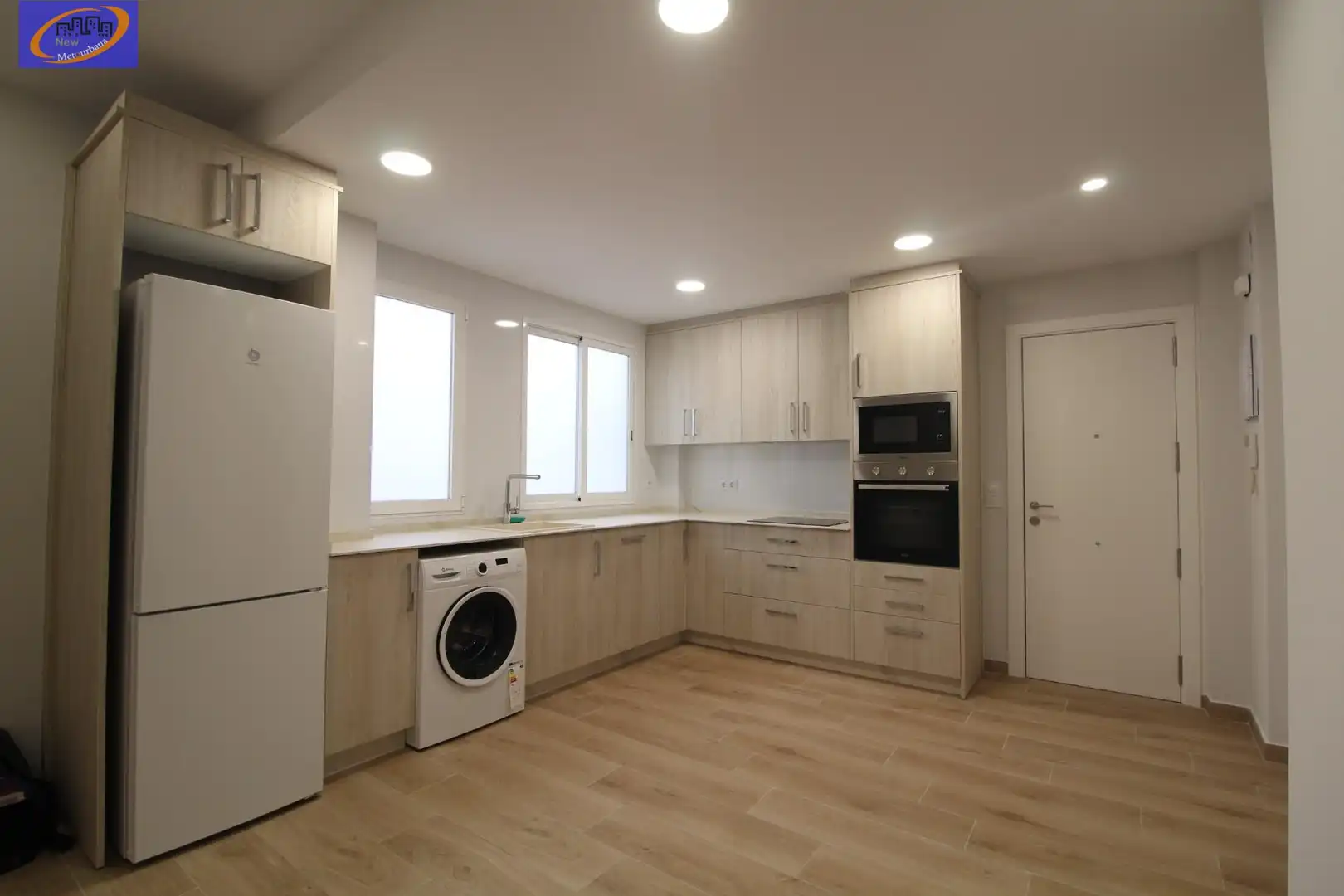 Cocina de Piso de alquiler en Valencia con Parquet