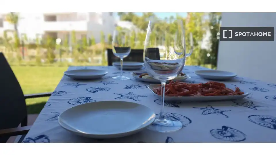 Apartamento para compartir en Chipiona con Aire acondicionado, Terraza y Amueblado