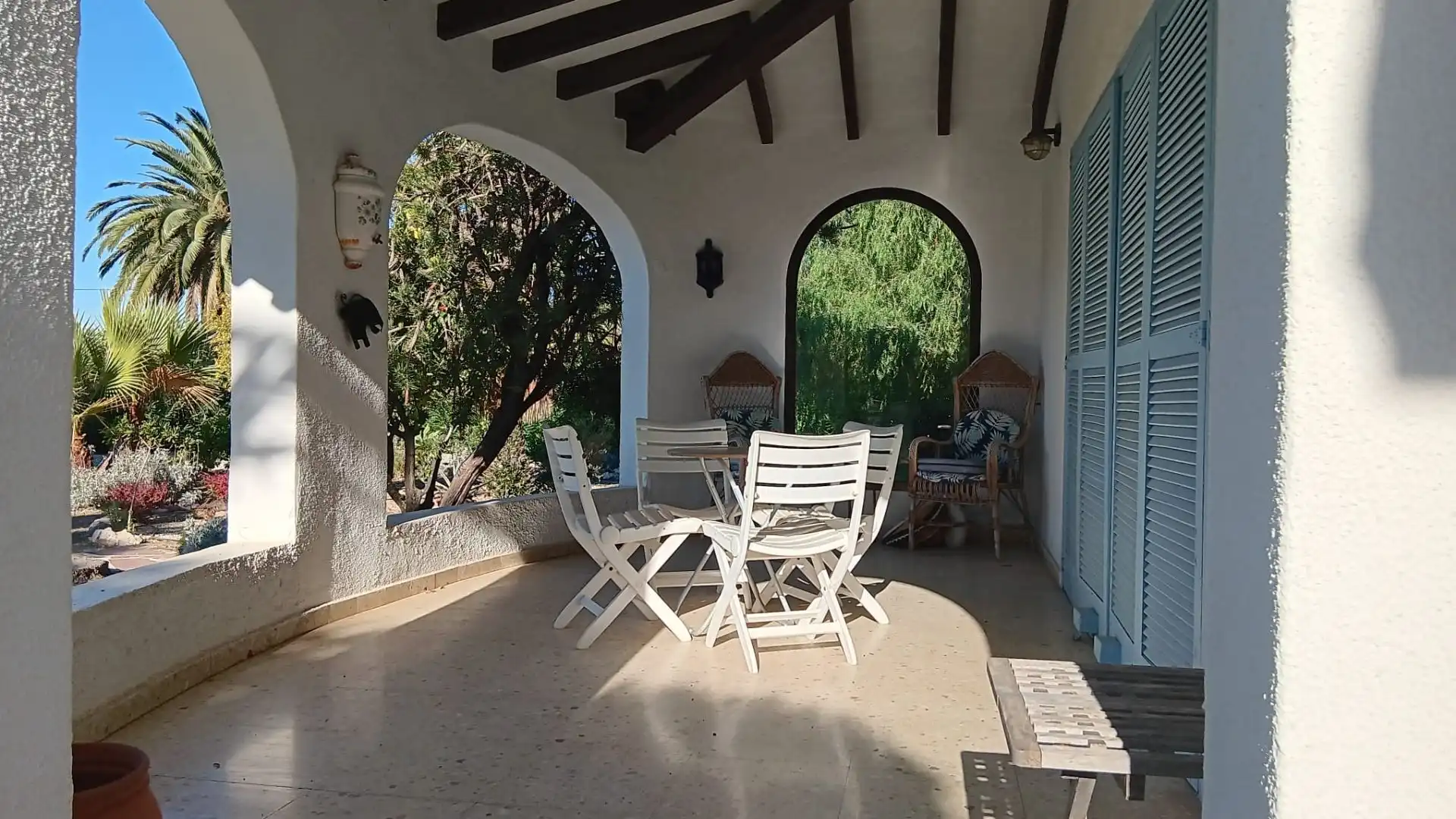 Terrassa de Casa o xalet en venda en Dénia amb Aire condicionat, Calefacció i Jardí privat
