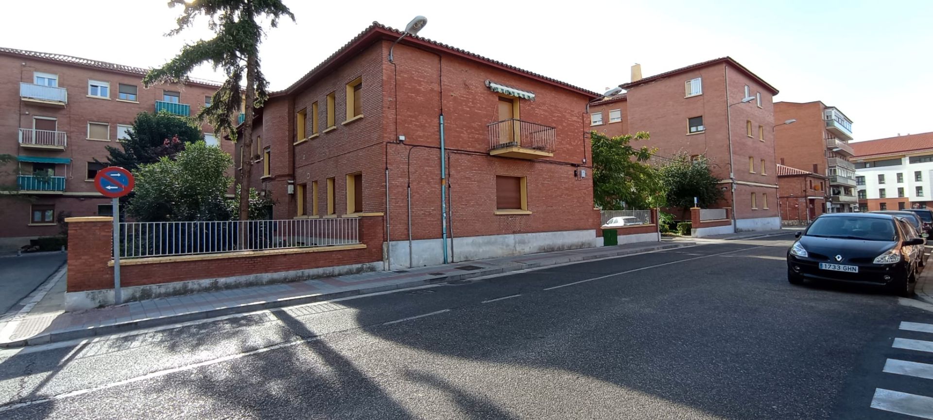 Exterior view of Flat for sale in Palencia Capital  with Heating, Private garden and Terrace