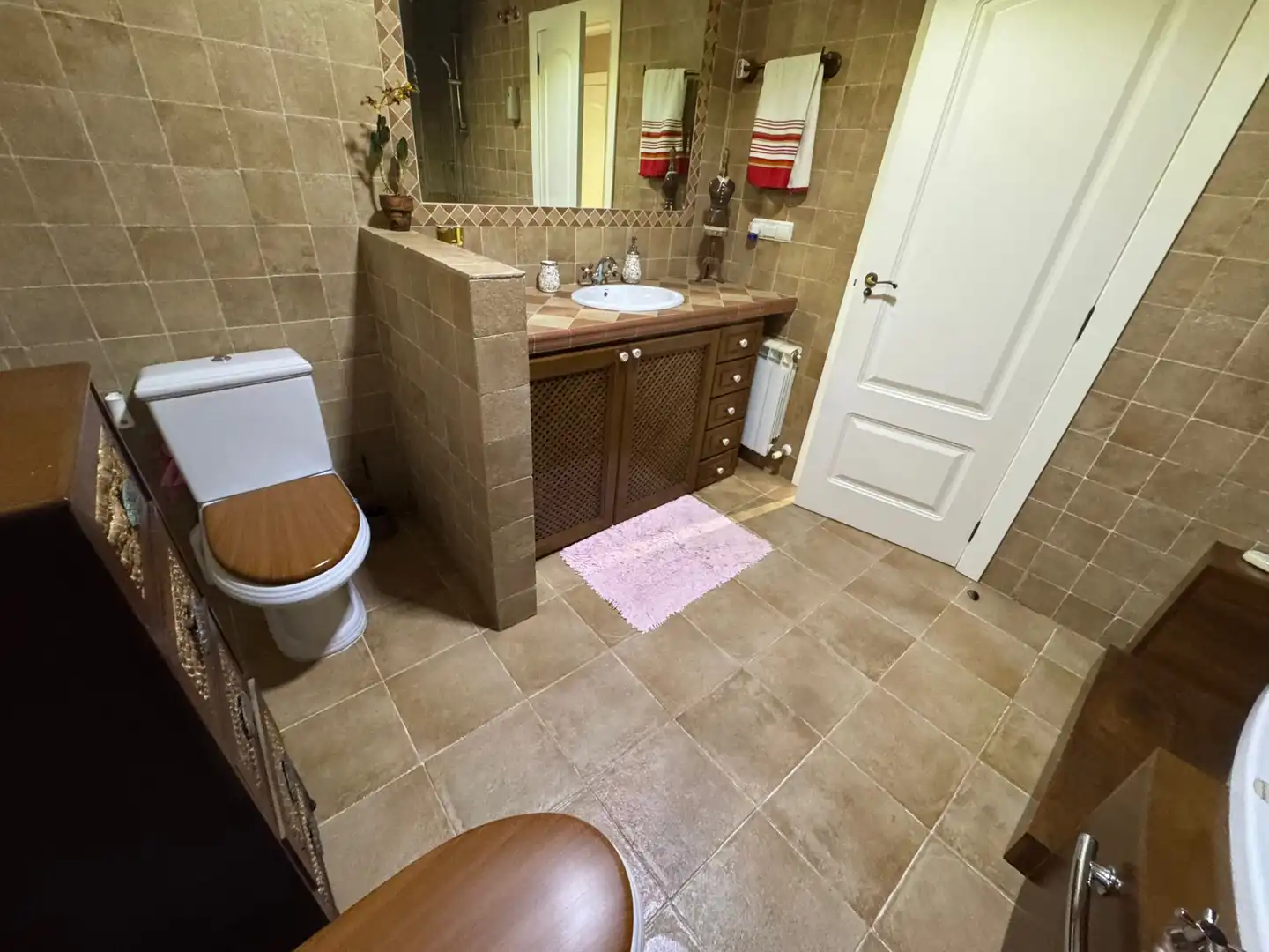 Baño de Casa o chalet en venta en Alicante / Alacant con Aire acondicionado, Calefacción y Jardín privado
