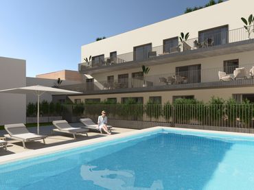 Piso con piscina en venta en Carrer d'Osca 31