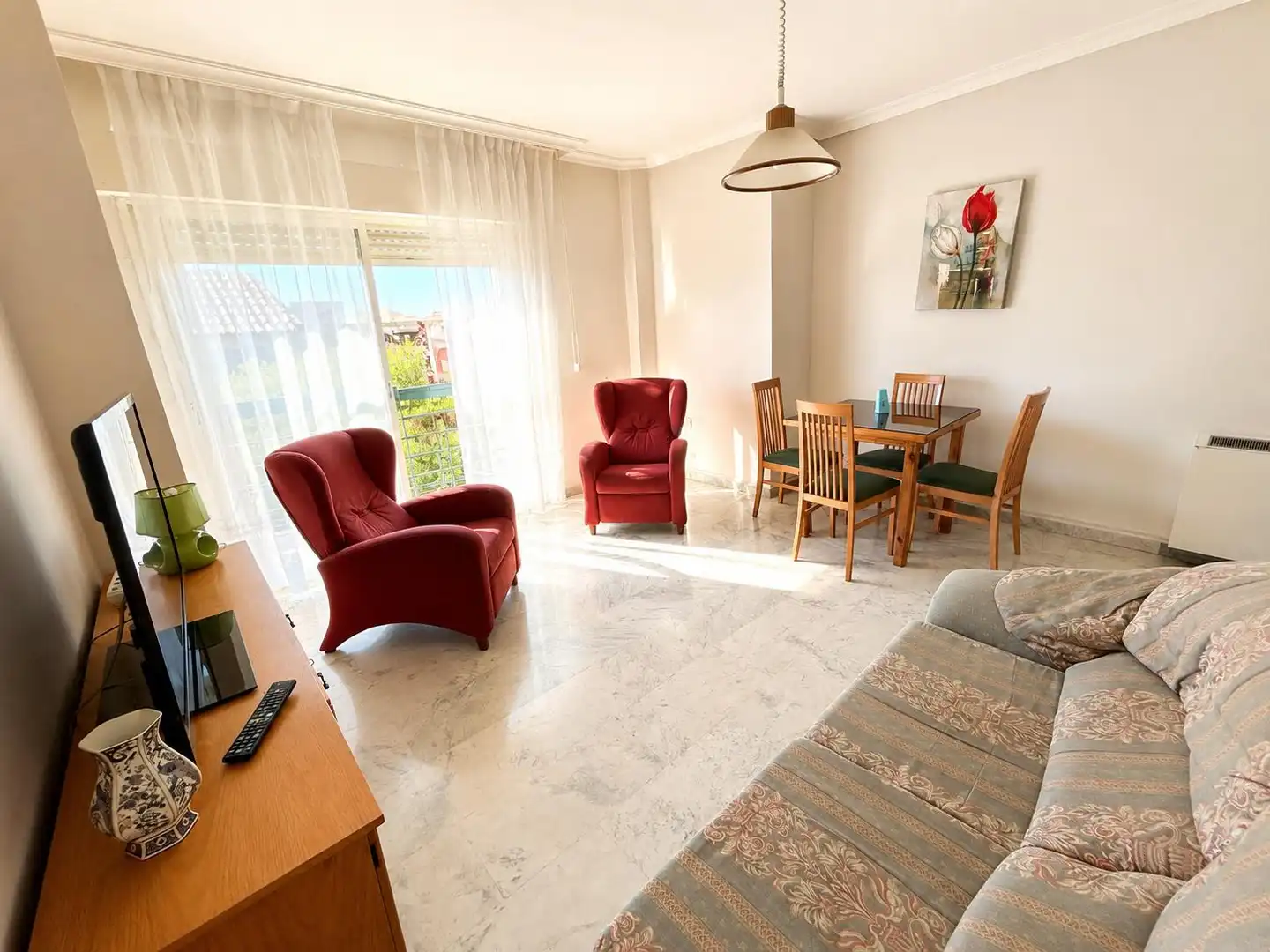 Living room of Flat for sale in Ciudad Real  with Heating, Furnished and Oven