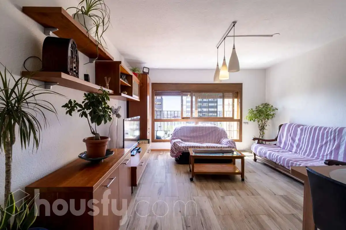 Sala de estar de Piso en venta en Barcelona con Amueblado