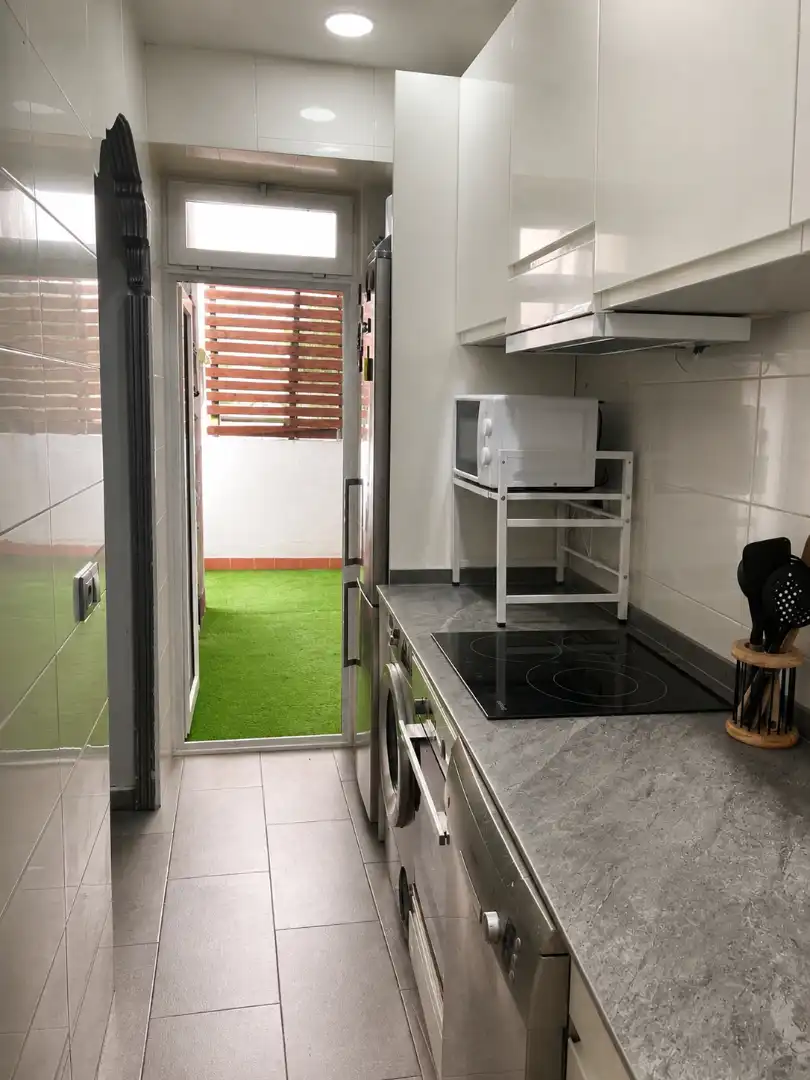 Kitchen of Flat for sale in Barcelona  with Air Conditioner, Heating and Parquet flooring