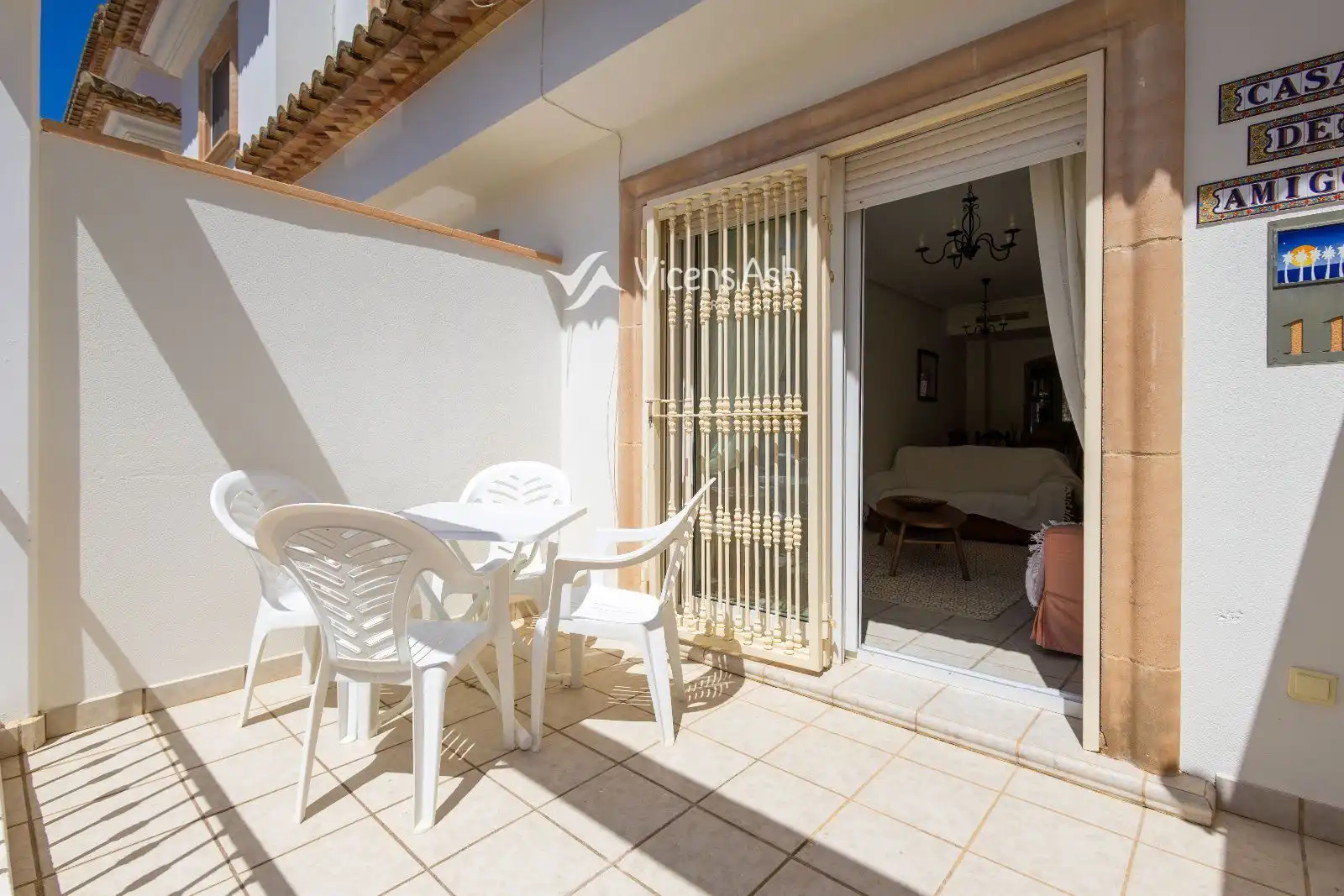 Terrassa de Casa adosada en venda en Jávea / Xàbia amb Calefacció, Piscina i Piscina comunitària