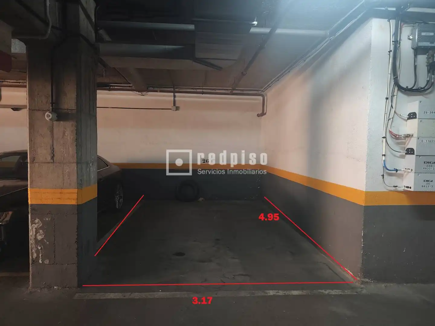 Parkplatz von Wohnung zum Verkauf in Madrid mit Klimaanlage, Heizung und Privatgarten