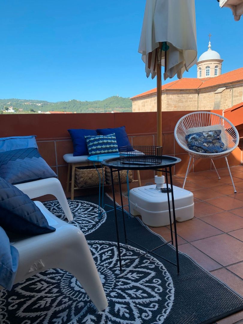 Terrace of Duplex to rent in Ourense Capital   with Heating, Parquet flooring and Terrace